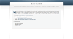 Desktop Screenshot of beniciayachtclub.com